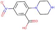 5-Nitro-2-piperazinobenzoic acid