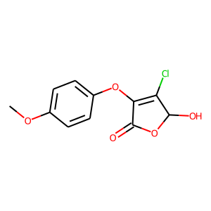 4-Chloro-5-hydroxy-3(4-methoxyphenoxy)-2(5H)-furanone