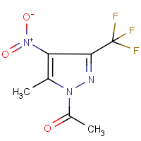 1-Acetyl-5-methyl-4-nitro-3-(trifluoromethyl)-1H-pyrazole