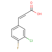 3-Chloro-4-fluorocinnamic acid