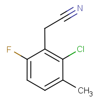 2-Chloro-6-fluoro-3-methylphenylacetonitrile