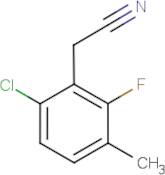 6-Chloro-2-fluoro-3-methylphenylacetonitrile