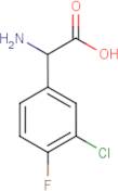 3-Chloro-4-fluoro-DL-phenylglycine