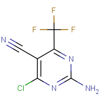 2-Amino-4-chloro-6-(trifluoromethyl)pyrimidine-5-carbonitrile