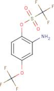 2-Amino-4-(trifluoromethoxy)phenyl trifluoromethanesulphonate