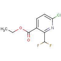 Ethyl 6-chloro-2-(difluoromethyl)nicotinate