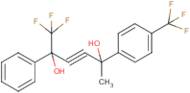 2-[4-(Trifluoromethyl)phenyl]-5-phenyl-6,6,6-trifluorohex-3-yne-2,5-diol