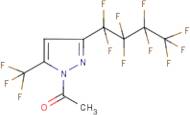 1-Acetyl-3-(nonafluorobutyl)-5-(trifluoromethyl)pyrazole