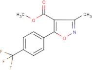 Methyl 3-methyl-5-[4-(trifluoromethyl)phenyl]isoxazole-4-carboxylate