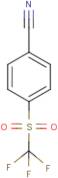 4-[(Trifluoromethyl)sulphonyl]benzonitrile