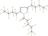 3,5-Bis(nonafluorobutyl)-1-(nonafluoropentanoyl)pyrazole