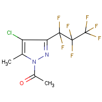 1-Acetyl-4-chloro-3-(heptafluoropropyl)-5-methyl-1H-pyrazole