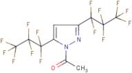 1-Acetyl-3,5-bis(heptafluoroprop-1-yl)-1H-pyrazole