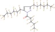 3,5-Bis(perfluorohexyl)-1-(nonafluoropentanoyl)-1H-pyrazole