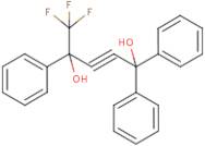 1,1,1-Trifluoro-2,5,5-triphenylpent-3-yne-2,5-diol