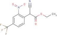 Ethyl cyano-[2-nitro-4-(trifluoromethyl)phenyl]acetate