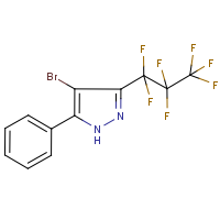 4-Bromo-3-(heptafluoroprop-1-yl)-5-(phenyl)pyrazole