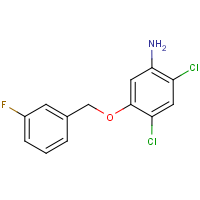 2,4-Dichloro-5-(3-fluorobenzyloxy)aniline