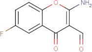 2-Amino-6-fluoro-4-oxo-4H-chromene-3-carboxaldehyde