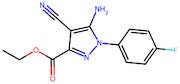 Ethyl 5-amino-4-cyano-1-(4-fluorophenyl)-1H-pyrazole-3-carboxylate