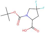 1-[(tert-Butoxy)carbonyl]-4,4-difluoropyrrolidine-2-carboxylic acid