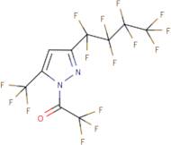 3-Perfluorobutyl-1-(trifluoroacetyl)-5-(trifluoromethyl)-1H-pyrazole