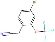 2-(4-Bromo-2-(trifluoromethoxy)phenyl)acetonitrile