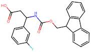 3-((((9H-Fluoren-9-yl)methoxy)carbonyl)amino)-3-(3-fluorophenyl)propanoic acid