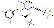 (S)-tert-Butyl (1-(3-bromo-6-(3-methyl-3-(methylsulfonyl)but-1-yn-1-yl)pyridin-2-yl)-2-(3,5-difluo…