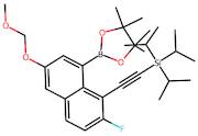 ((2-Fluoro-6-(methoxymethoxy)-8-(4,4,5,5-tetramethyl-1,3,2-dioxaborolan-2-yl)naphthalen-1-yl)eth...