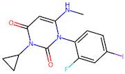 3-Cyclopropyl-1-(2-fluoro-4-iodophenyl)-6-(methylamino)pyrimidine-2,4(1H,3H)-dione