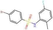 4-Bromo-N-(5-fluoro-2-methylphenyl)benzenesulfonamide