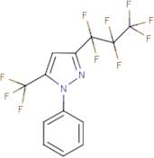 3-(Heptafluoropropyl)-1-phenyl-5-(trifluoromethyl)-1H-pyrazole