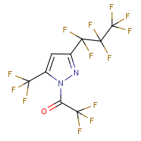 3-(Heptafluoropropyl)-1-(trifluoroacetyl)-5-(trifluoromethyl)-1H-pyrazole