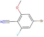 4-Bromo-2-fluoro-6-methoxybenzonitrile