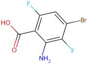 2-Amino-4-bromo-3,6-difluorobenzoic acid