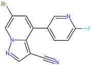 6-Bromo-4-(6-fluoropyridin-3-yl)pyrazolo[1,5-a]pyridine-3-carbonitrile