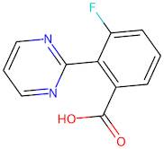 3-Fluoro-2-(pyrimidin-2-yl)benzoic acid