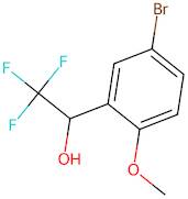 1-(5-Bromo-2-methoxyphenyl)-2,2,2-trifluoroethan-1-ol