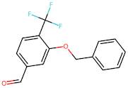 3-(Phenylmethoxy)-4-(trifluoromethyl)benzaldehyde