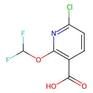 6-Chloro-2-(difluoromethoxy)nicotinic acid