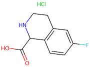 6-Fluoro-1,2,3,4-tetrahydroisoquinoline-1-carboxylic acid hydrochloride