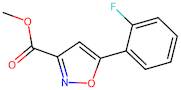 Methyl 5-(2-fluorophenyl)isoxazole-3-carboxylate