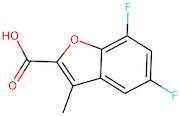 5,7-Difluoro-3-methyl-1-benzofuran-2-carboxylic acid