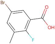 5-Bromo-2-fluoro-3-methylbenzoic acid