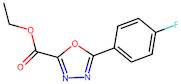 ethyl 5-(4-fluorophenyl)-1,3,4-oxadiaZole-2-carboxylate