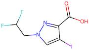 1-(2,2-Difluoroethyl)-4-iodo-1h-pyrazole-3-carboxylic acid