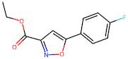 Ethyl 5-(4-fluorophenyl)-1,2-oxazole-3-carboxylate