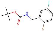 Tert-butyl n-[(2-bromo-5-fluorophenyl)methyl]carbamate