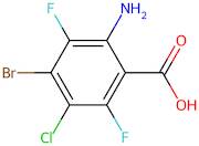 2-Amino-4-bromo-5-chloro-3,6-difluorobenzoic acid